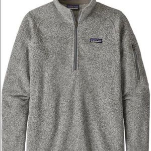 Patagonia better sweater 1/4 zip fleece sweater, size XL